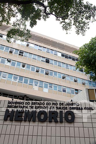 Subject: Facade of the HemoRio building  / Place:  Rio de Janeiro city - Brazil  / Date: 29/09/2010 