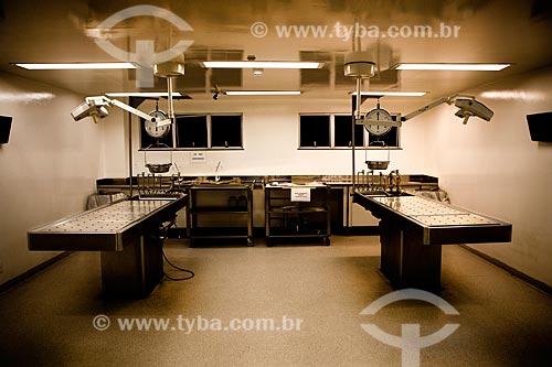  Subject: Necropsy room in the IML - (Instituto Médico Legal) the brazilian forensic institute  / Place:  Rio de Janeiro city - Brazil  / Date: 11/2010 
