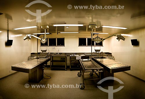  Subject: Necropsy room in the IML - (Instituto Médico Legal) the brazilian forensic institute  / Place:  Rio de Janeiro city - Brazil  / Date: 11/2010 