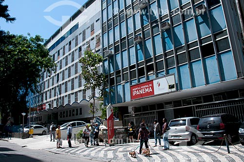  Subject: Facade of the Federal Hospital of Ipanema  / Place:  Ipanema - Rio de Janeiro city - Brazil  / Date: 10/2010 