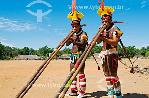  Subject: Kuarup ritual in the Kalapalo village  / Place:  Querencia - Mato Grosso state  / Date: 07/2009 