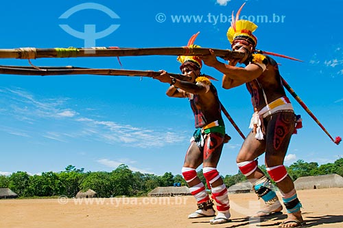  Subject: Kuarup ritual in the Kalapalo village  / Place:  Querencia - Mato Grosso state  / Date: 07/2009 