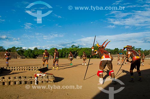  Subject: Kuarup ritual in the Kalapalo village  / Place:  Querencia - Mato Grosso state  / Date: 07/2009 
