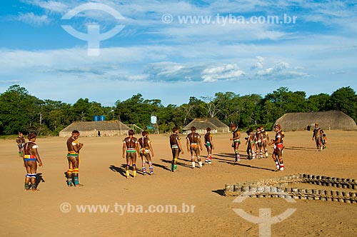  Subject: Kuarup ritual in the Kalapalo village  / Place:  Querencia - Mato Grosso state  / Date: 07/2009 