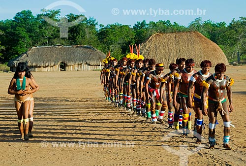  Subject: Kuarup ritual in the Kalapalo village  / Place:  Querencia - Mato Grosso state  / Date: 07/2009 
