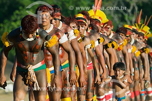  Subject: Kuarup ritual in the Kalapalo village  / Place:  Querencia - Mato Grosso state  / Date: 07/2009 