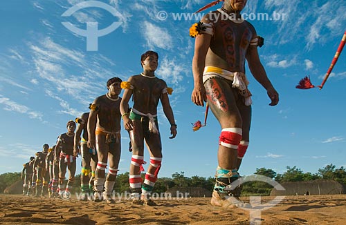  Subject: Kuarup ritual in the Kalapalo village  / Place:  Querencia - Mato Grosso state  / Date: 07/2009 