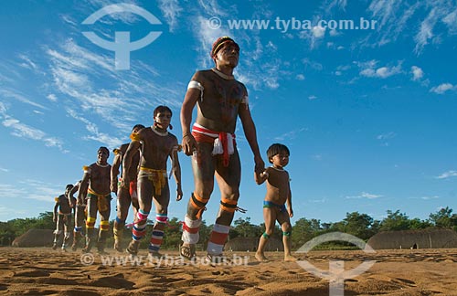  Subject: Kuarup ritual in the Kalapalo village  / Place:  Querencia - Mato Grosso state  / Date: 07/2009 