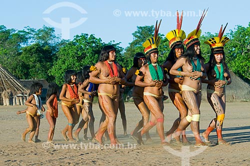  Subject: Yamaricuma - Kalapalo indian village - Xingu Indian Park  / Place:  Querencia - Mato Grosso state - Brazil  / Date: 07/2009 