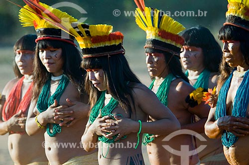 Subject: Yamaricuma - Kalapalo indian village - Xingu Indian Park  / Place:  Querencia - Mato Grosso state - Brazil  / Date: 07/2009 