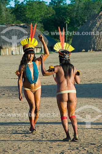  Subject: Yamaricuma - Kalapalo indian village - Xingu Indian Park  / Place:  Querencia - Mato Grosso state - Brazil  / Date: 07/2009 
