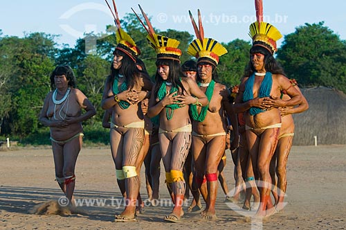  Subject: Yamaricuma - Kalapalo indian village - Xingu Indian Park  / Place:  Querencia - Mato Grosso state - Brazil  / Date: 07/2009 