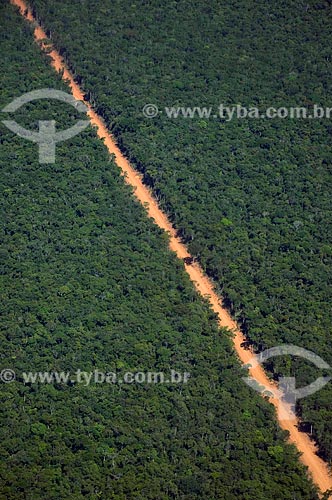  Subject: Aerial view of the rainforest in the Canarana region  / Place:  Canarana - Mato Grosso state - Brazil  / Date: 07/2009 
