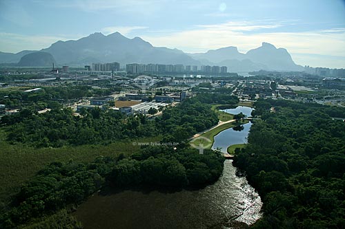  Subject: Aerial view of the Barra da Tijuca neighborhood  / Place:  Rio de Janeiro city - Brazil  / Date: 02/2011 