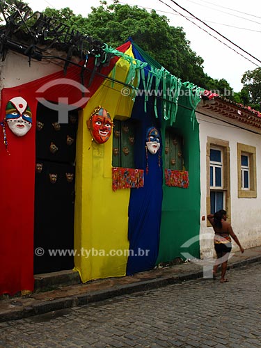  Subject: Colonial houses in the Amparo street  / Place: Olinda city - Pernambuco state - Brazil  / Date: 03/2011 