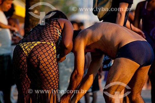  Subject: Bathers in Arpoador Beach / Place: Rio de Janeiro city - Rio de Janeiro state - Brazil  / Date: 02/2011 