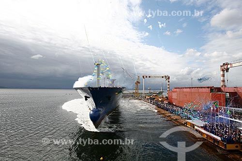  Subject: Baptism of cargo ship Jacarandá  / Place: Rio de Janeiro city - Rio de Janeiro state - Brazil  / Date: 05/2010 