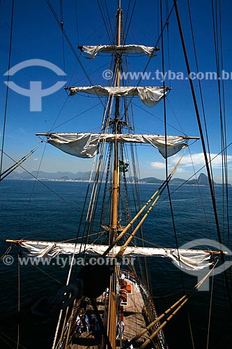  Subject: Sailboat White Swan - Navy of Brazil / Place: Rio de Janeiro city - Rio de Janeiro state - Brazil  / Date: 01/2010 