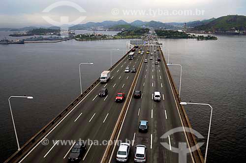  Subject: Aerial view of Rio-Niteroi Bridge / Place: Rio de Janeiro city - Rio de Janeiro state (RJ) - Brazil / Date: 01/2011 