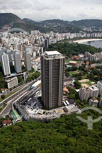  Subject: Aerial view of Rio Sul Tower / Place: Botafogo neighborhood - Rio de Janeiro city - Rio de Janeiro state (RJ) - Brazil / Date: 03/2011 