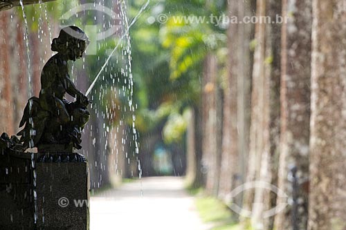  Subject: Fountain of the Muses with royal palms in the background - Botanical Garden / Place: Jardim Botanico neighborhood - Rio de Janeiro city  -  Rio de Janeiro state  -   Brazil  / Date: 02/2011 