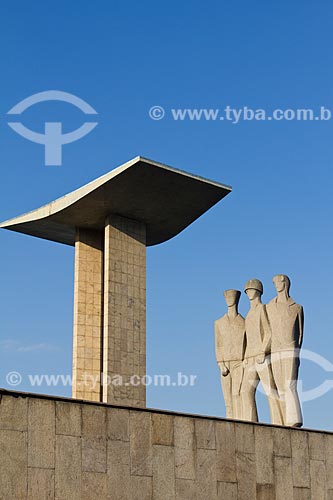  Subject: Monument to the dead of World War II / Place: City center - Rio de Janeiro city - Rio de Janeiro state (RJ) - Brazil / Date: 02/2011 