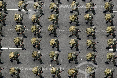  Subject: Parade to celebrate the Seven of September in Avenida Presidente Vargas / Place: City center - Rio de Janeiro city - Rio de Janeiro state (RJ) - Brazil / Date: 09/2009 
