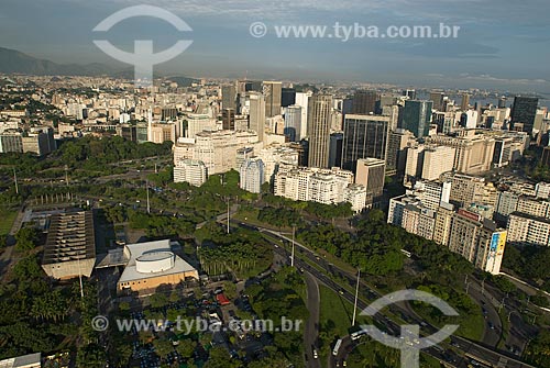  Subject: Aerial view of the Museum of Modern Art - MAM / Place: City center - Rio de Janeiro city - Rio de Janeiro state (RJ) - Brazil / Date: 11/2009 