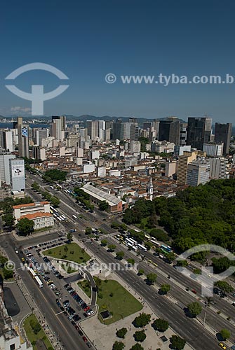  Subject: Aerial view of Presidente Vargas Avenue / Place: City center - Rio de Janeiro city - Rio de Janeiro state (RJ) - Brazil / Date: 12/2009 