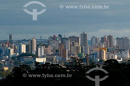  Subject: Panoramic view of Jundiai city with Japi mountain in the background / Place: Sorocaba city - Sao Paulo state (SP) - Brazil / Date: 06/2010 
