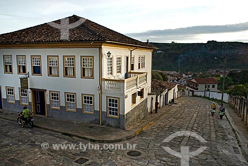  Subject: View colonial mansion / Place: Diamantina city - Minas Gerais state (MG) -  Brazil / Date: 02/2008 
