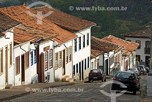  Subject: View of colonial mansions / Place: Diamantina city - Minas Gerais state  (MG) - Brazil / Date: 02/2008 