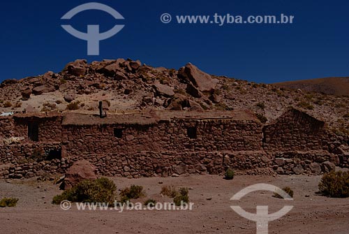  Subject: Houses at Pueblo Machuca village - Atacama Desert / Place: Near San Pedro do Atacama - Chile - South America / Date: 01/2011 