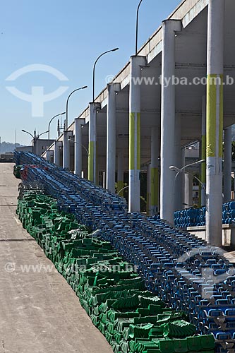  Subject: View of Journalist Mário Filho Stadium  (Maracana) -  in preparatory works for the World Cup 2014 / Place: Rio de Janeiro city  -  Rio de Janeiro state  (RJ) -  Brazil / Date: 02/2011 