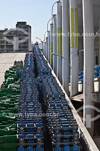  Subject: View of Journalist Mário Filho Stadium  (Maracana) -  in preparatory works for the World Cup 2014 / Place: Rio de Janeiro city  -  Rio de Janeiro state  (RJ) -  Brazil / Date: 02/2011 