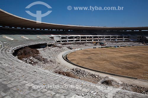  Subject: View of Journalist Mário Filho Stadium  (Maracana) -  in preparatory works for the World Cup 2014 / Place: Rio de Janeiro city  -  Rio de Janeiro state  (RJ) - Brazil / Date: 02/2011 