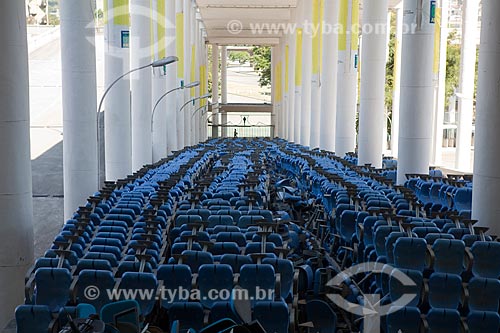  Subject: View of Journalist Mário Filho Stadium  (Maracana) -  in preparatory works for the World Cup 2014 / Place: Rio de Janeiro city  -  Rio de Janeiro state  (RJ) -  Brazil / Date: 02/2011 