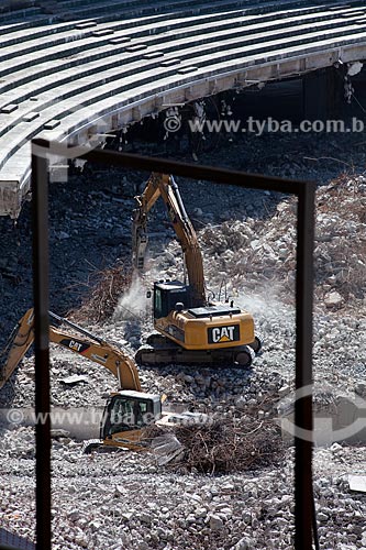  Subject: View of Journalist Mário Filho Stadium  (Maracana) -  in preparatory works for the World Cup 2014 / Place: Rio de Janeiro city -  Rio de Janeiro state  (RJ) -  Brazil / Date: 02/2011 