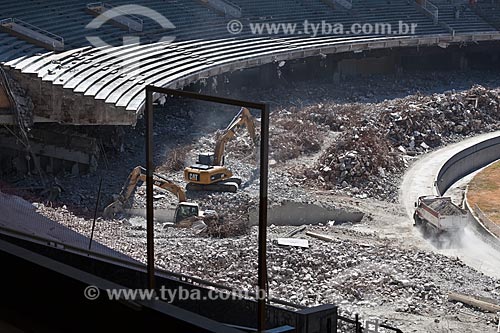  Subject: View of Journalist Mário Filho Stadium  (Maracana) -  in preparatory works for the World Cup 2014 / Place: Rio de Janeiro city  -  Rio de Janeiro state  (RJ) -  Brazil / Date: 02/2011 