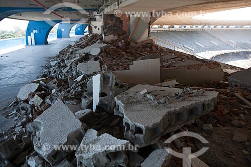  Subject: View of Journalist Mário Filho Stadium  (Maracana) -  in preparatory works for the World Cup 2014 / Place: Rio de Janeiro city -  Rio de Janeiro state  (RJ) -  Brazil / Date: 02/2011 