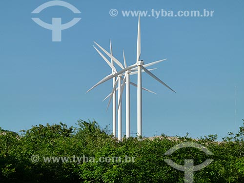  Subject: View of  Wind Generators / Place: Aracati city - Ceara state (CE) - Brazil / Date: 03/2011 