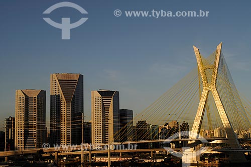 Subject: Octavio Frias de Oliveira cable-stayed bridge / Place: Sao Paulo city - Sao Paulo state (SP) - Brazil / Date: 05/2008 