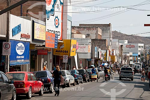  Subject: commercial street / Place: City center - Juazeiro do Norte city - Ceara state (CE) - Brazil / Date: 08/2010 