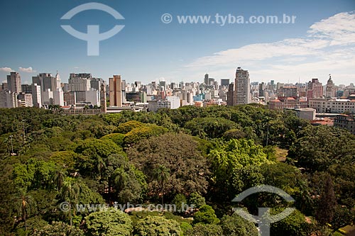  Subject: Aerial view of Garden of Light - public park / Place: Bom Retiro neighborhood - Sao Paulo state (SP) - Brazil / Date: 02/2011 