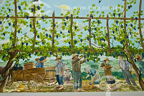  Subject: Panel at the Salton Winery / Place: Bento Gonçalves city - Rio Grande do Sul state (RS) - Brazil / Date: 02/2009 