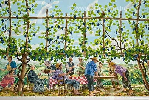  Subject: Panel at the Salton Winery / Place: Bento Gonçalves city - Rio Grande do Sul state (RS) - Brazil / Date: 02/2009 