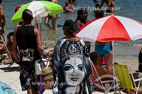  Subject: Bathers on Urca Beach / Place: Urca neighborhood - Rio de Janeiro city - Rio de Janeiro state (RJ) - Brazil / Date: 02/2011 