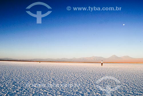  Subject: Laguna Tebinquiche in the Salar de Atacama with Licancabur Volcano in the background / Place: Atacama Desert - North of Chile - South America / Date: 01/2011 