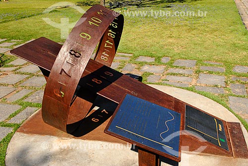  Subject: Equatorial Sundial in the Botanical Garden / Place: Botanical Garden neighborhood - Rio de Janeiro city - Rio de Janeiro state (RJ) - Brazil / Date: 11/2010 