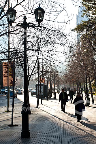  Subject: People walking on Las Condes neighborhood / Place: Santiago city - Chile - South America / Date: 08/2011 